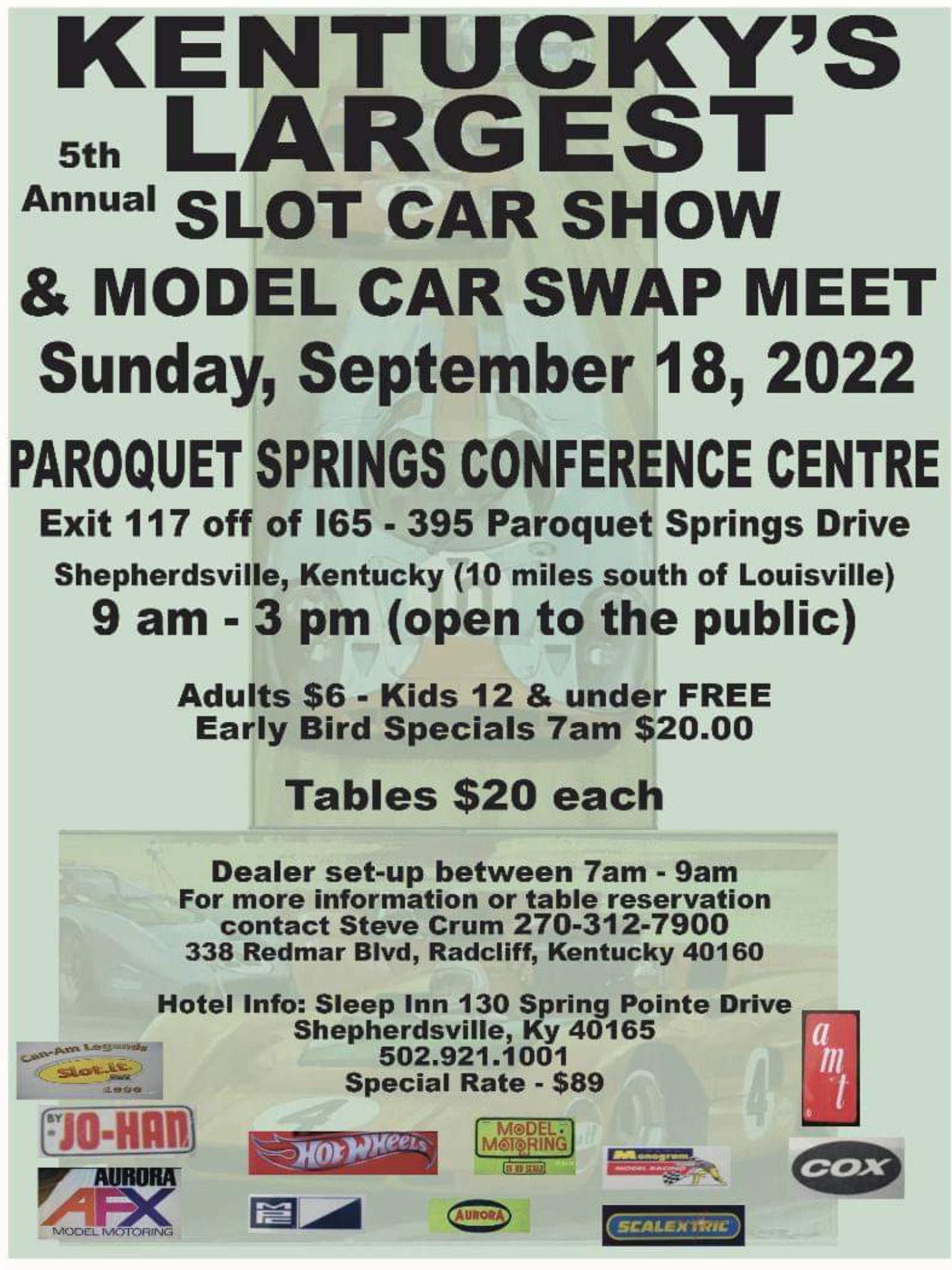 Kentucky’s Largest Slot Car Show – Speed Inc Slot Cars